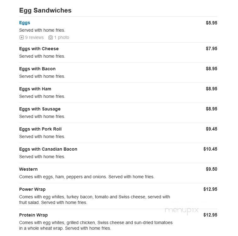 The Kings Arms 2 Diner - Belford, NJ menu_pic
