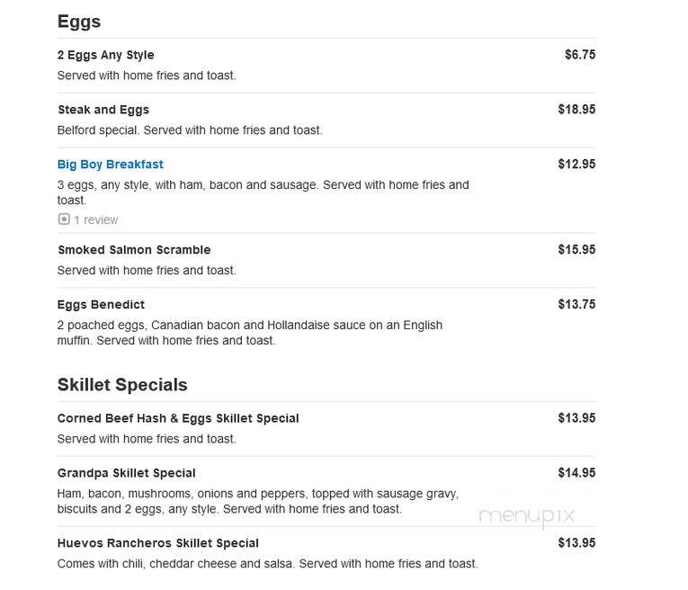 The Kings Arms 2 Diner - Belford, NJ menu_pic