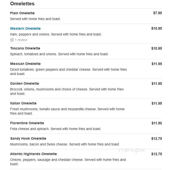 The Kings Arms 2 Diner - Belford, NJ menu_pic