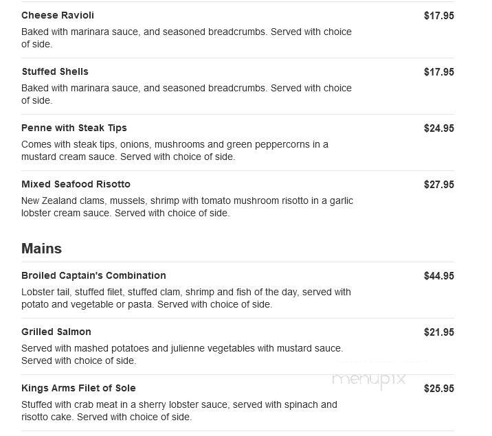 The Kings Arms 2 Diner - Belford, NJ menu_pic
