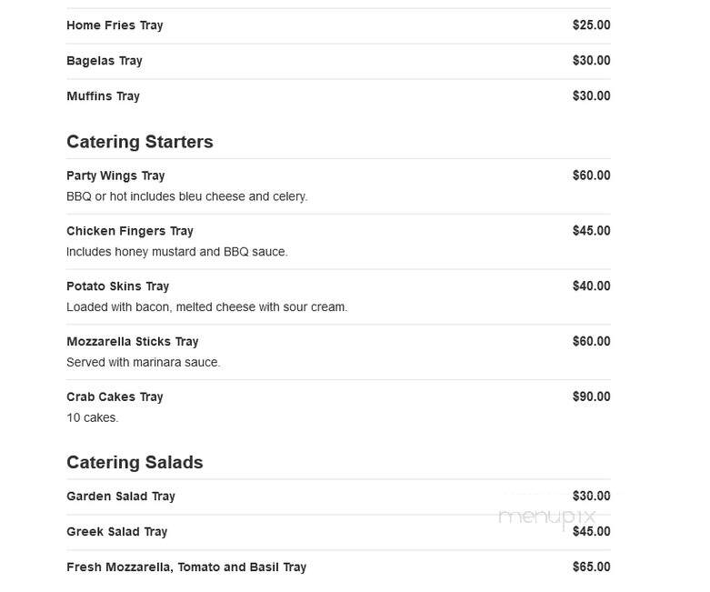 The Kings Arms 2 Diner - Belford, NJ menu_pic