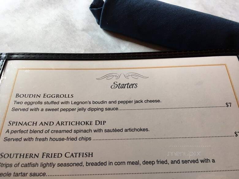 Beau Soleil Cafe - New Iberia, LA menu_pic