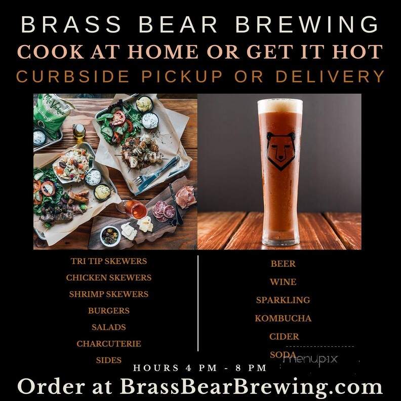 Brass Bear Brewing & Bistro - Santa Barbara, CA menu_pic