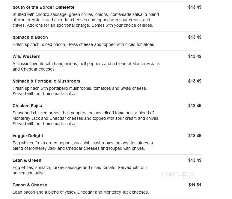 Scrambler Marie's - Maumee, OH menu_pic
