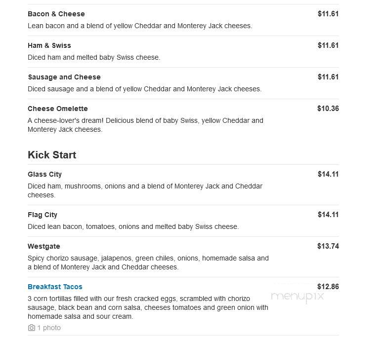 Scrambler Marie's - Maumee, OH menu_pic