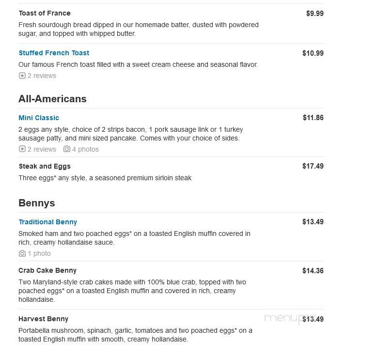 Scrambler Marie's - Maumee, OH menu_pic
