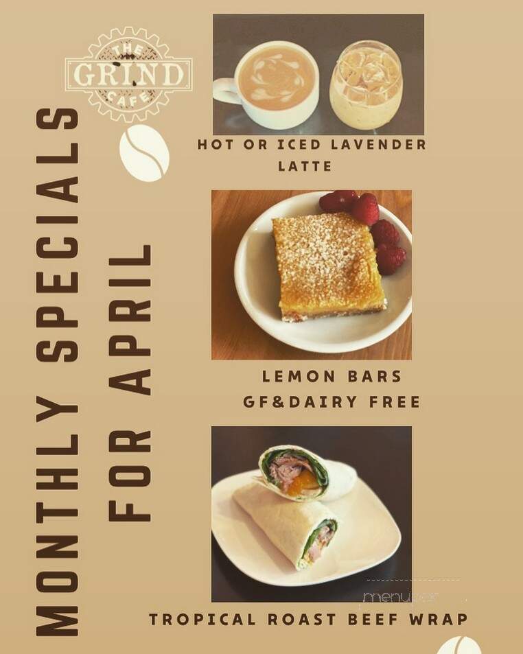 The Grind Cafe - Eureka, CA menu_pic