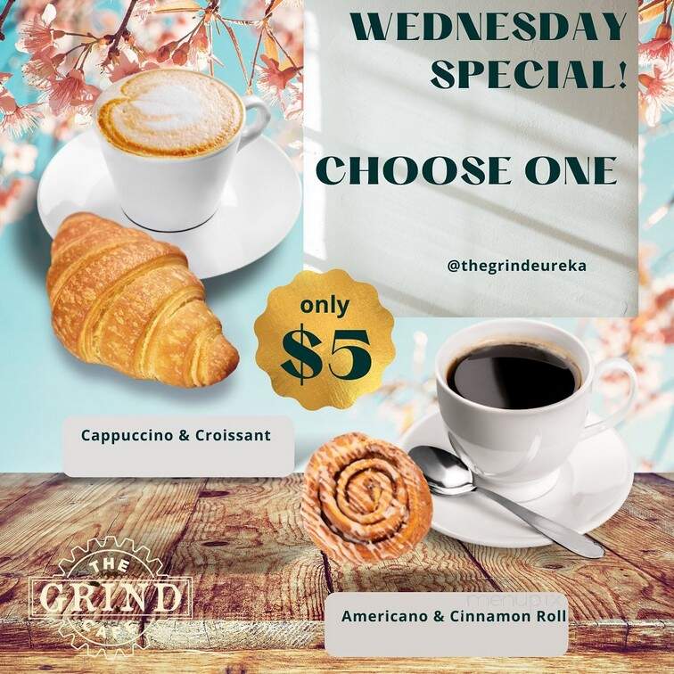 The Grind Cafe - Eureka, CA menu_pic