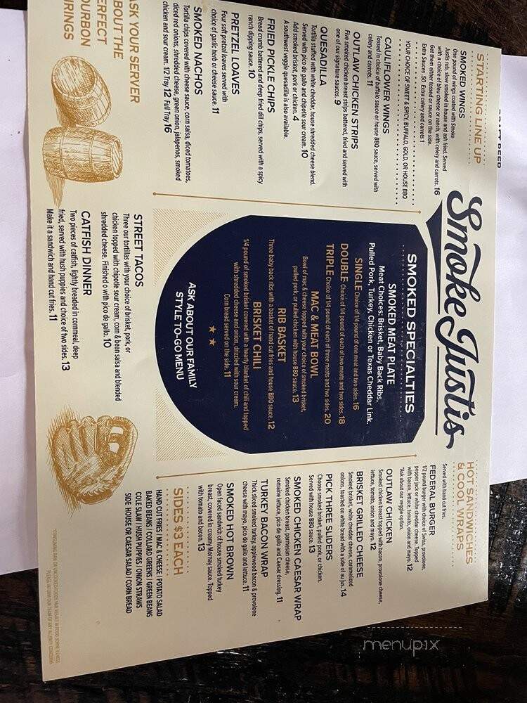Smoke Justis - Covington, KY menu_pic