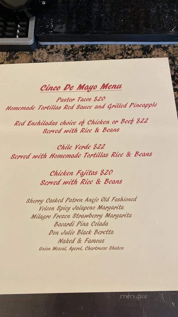 Mulligan Public House - Carmel-by-the-Sea, CA menu_pic