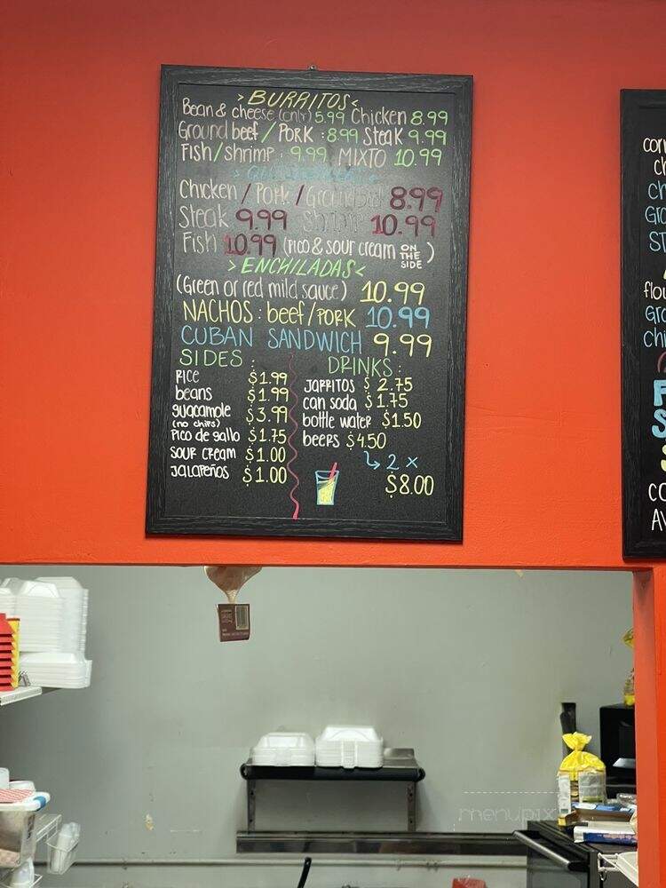 Cafe Tecun - Lake Worth, FL menu_pic