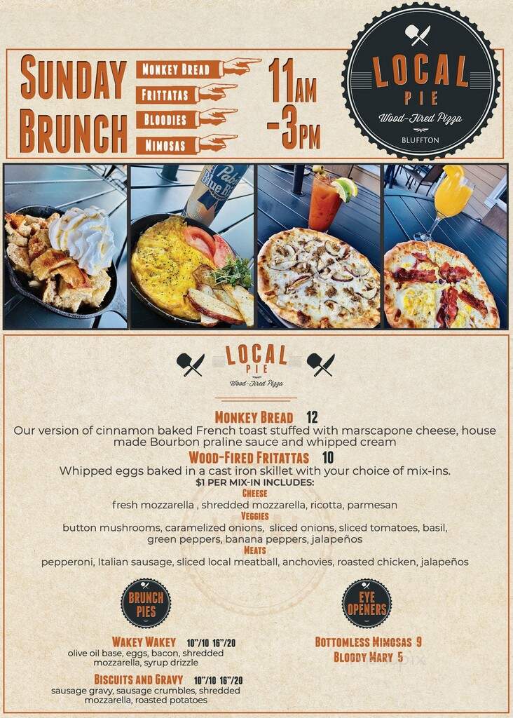 Local Pie - Bluffton, SC menu_pic