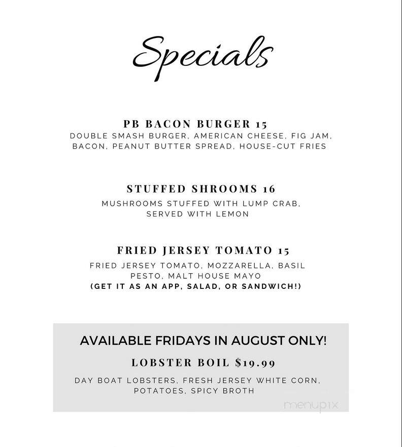 Gaul & Co. Malthouse - Philadelphia, PA menu_pic