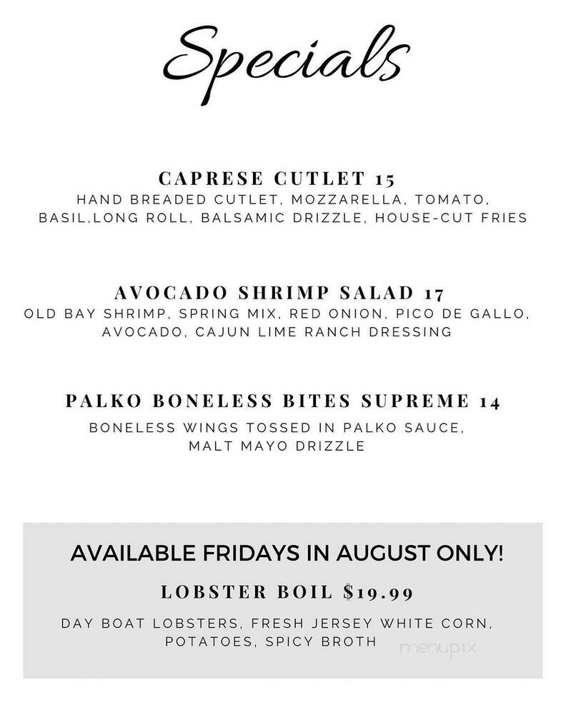 Gaul & Co. Malthouse - Philadelphia, PA menu_pic
