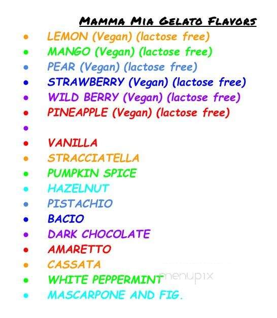 Mamma Mia - Carmel, IN menu_pic