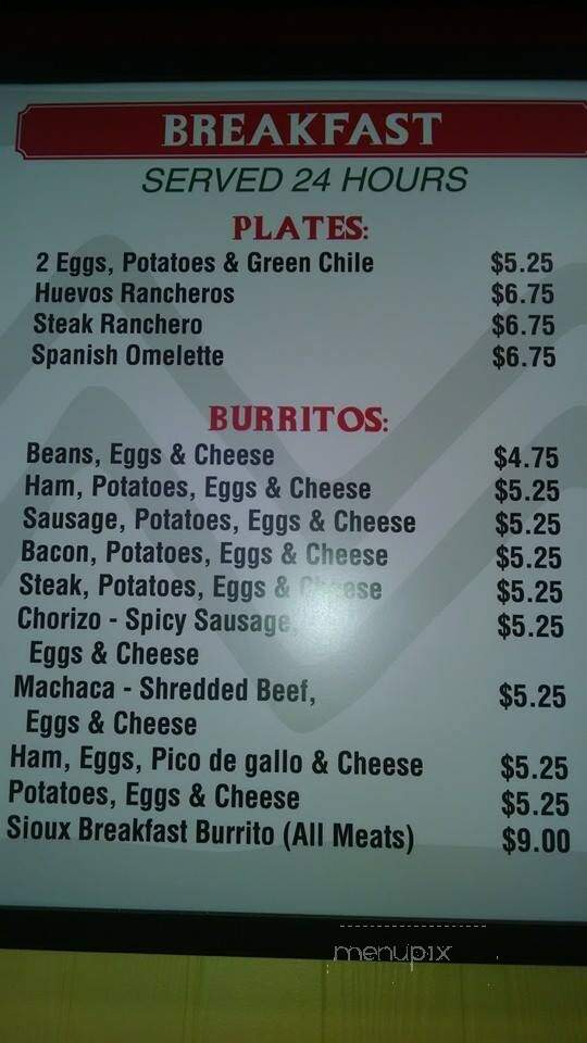 Giliberto's No 2 - Sioux Falls, SD menu_pic