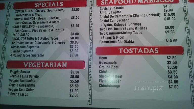 Giliberto's No 2 - Sioux Falls, SD menu_pic