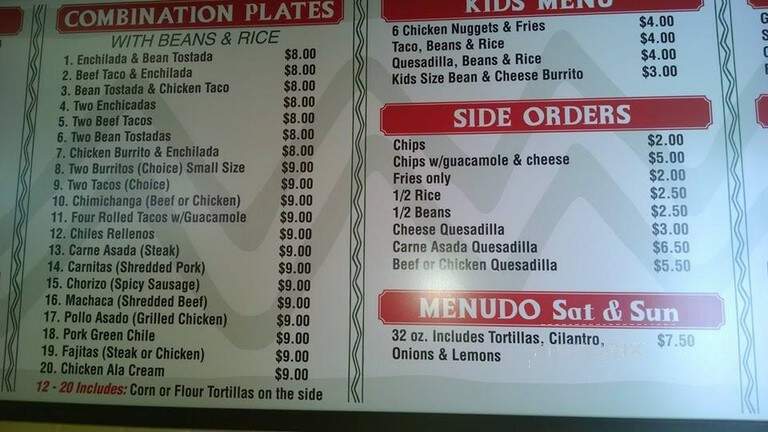 Giliberto's No 2 - Sioux Falls, SD menu_pic