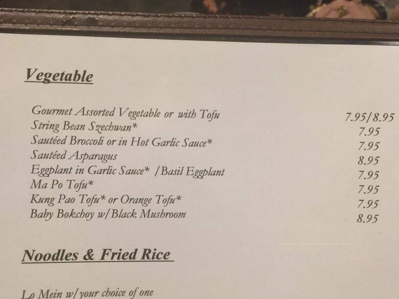 Shanghai Bistro - Woodland Hills, CA menu_pic
