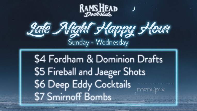 Ram's Head Dockside - Glen Burnie, MD menu_pic
