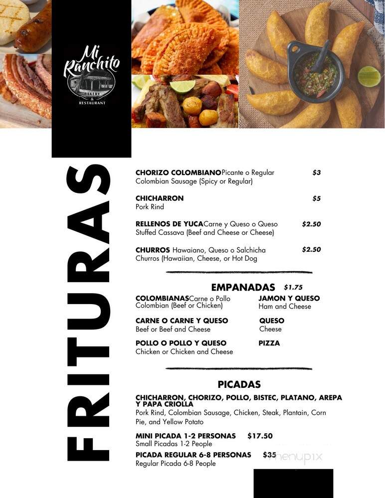 Mi Ranchito - Scranton, PA menu_pic