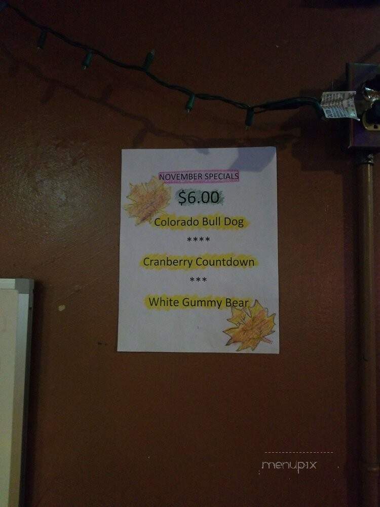 Route 66 Sports Bar - Claremore, OK menu_pic