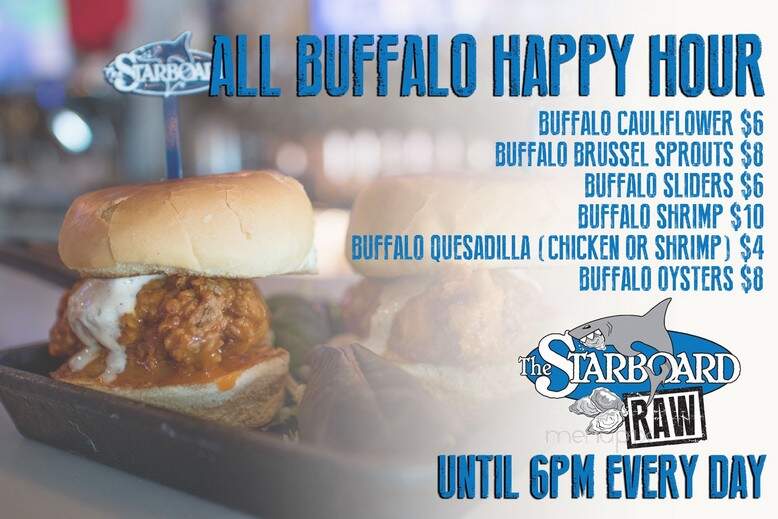 Starboard Raw - Dewey Beach, DE menu_pic