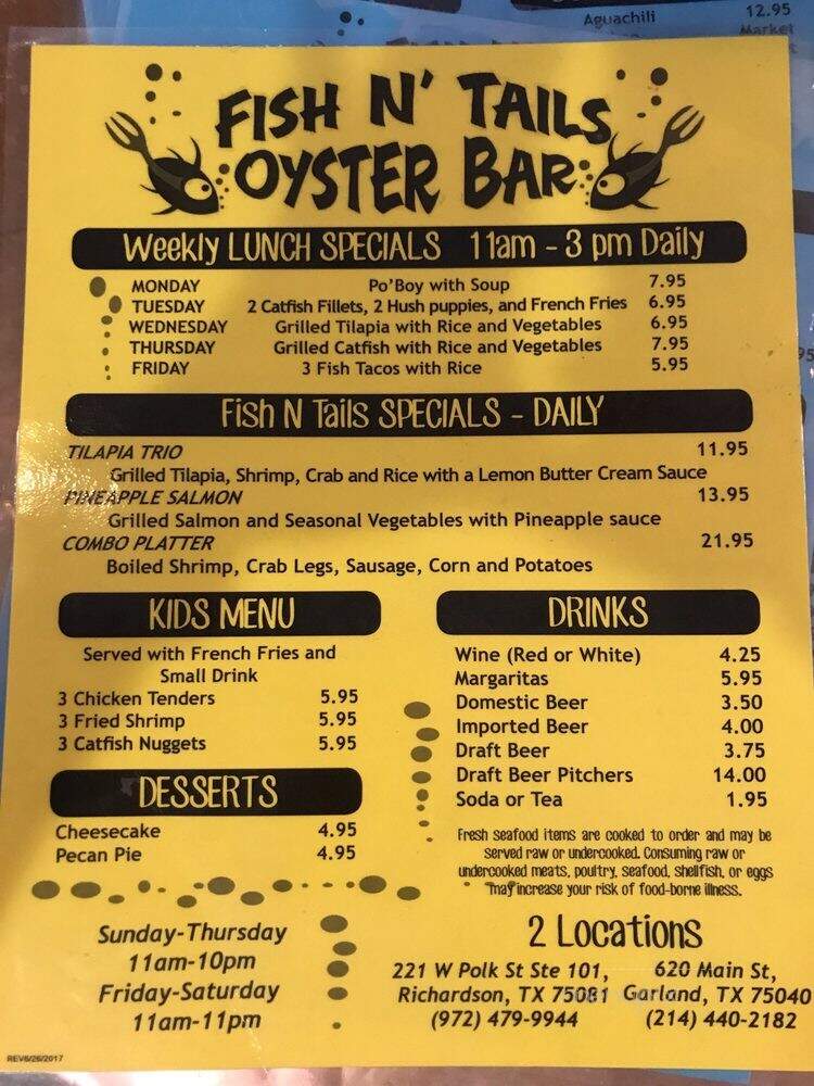 Fish N' Tails Oyster Bar - Garland, TX