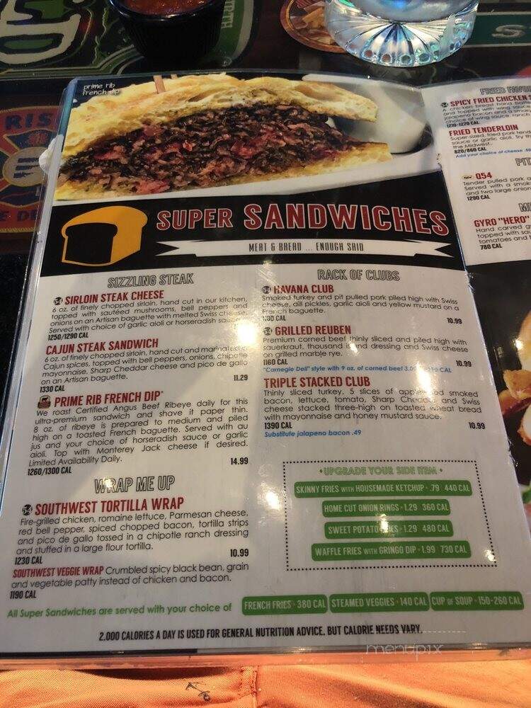 54th Street Grill & Bar - Frisco, TX menu_pic