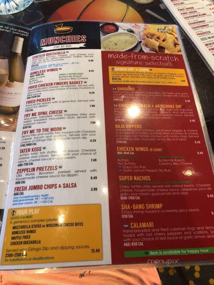 54th Street Grill & Bar - Frisco, TX menu_pic