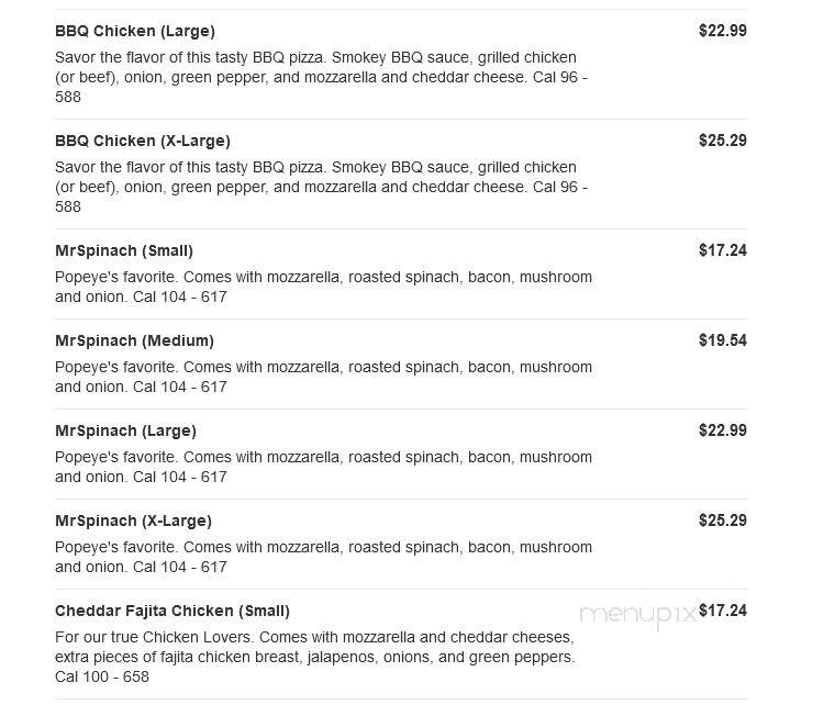 Mr. Jims Pizza - Keene, TX menu_pic