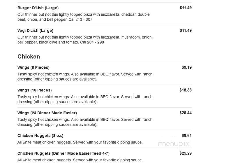 Mr. Jims Pizza - Keene, TX menu_pic