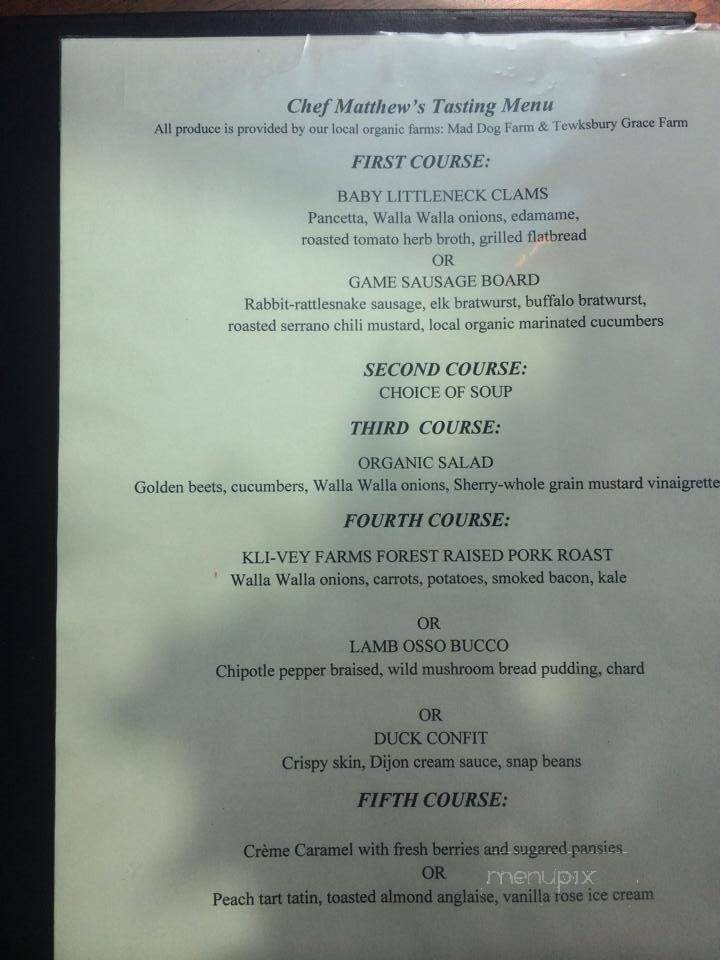 The Farmhouse at Turkey Hill - Bloomsburg, PA menu_pic