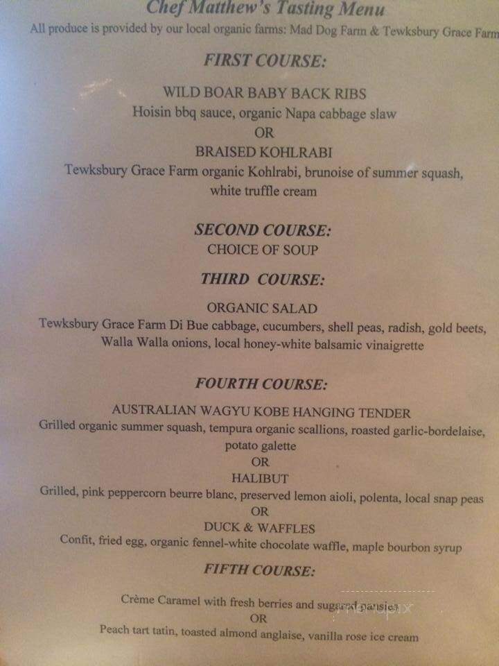 The Farmhouse at Turkey Hill - Bloomsburg, PA menu_pic
