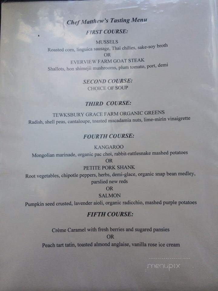 The Farmhouse at Turkey Hill - Bloomsburg, PA menu_pic