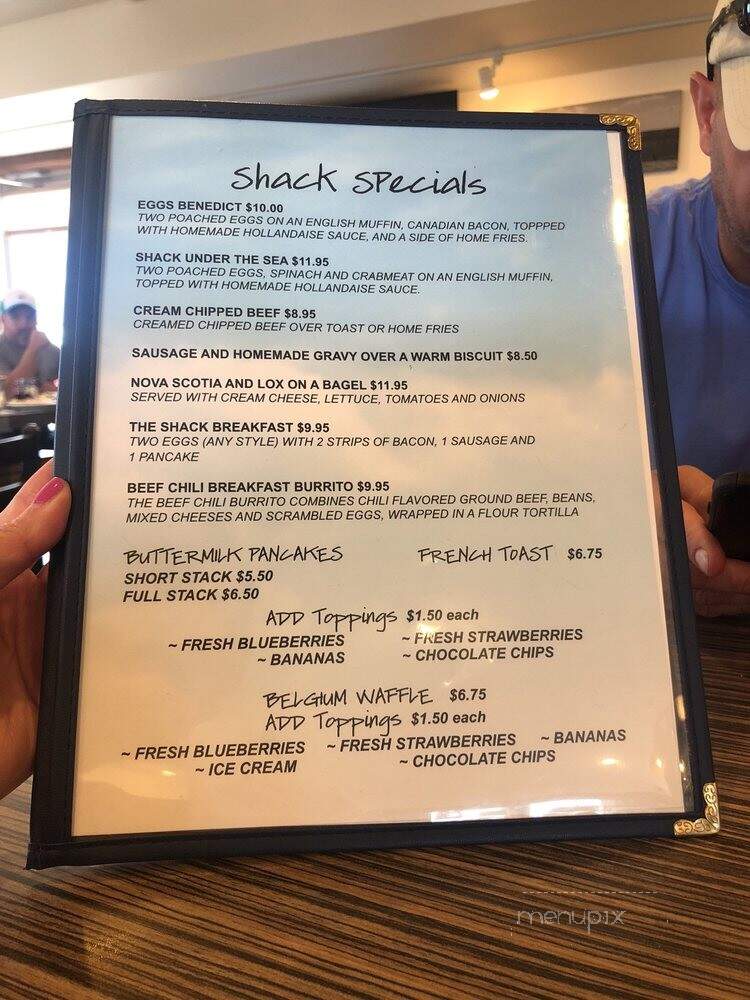 The Shack - Beach Haven, NJ menu_pic