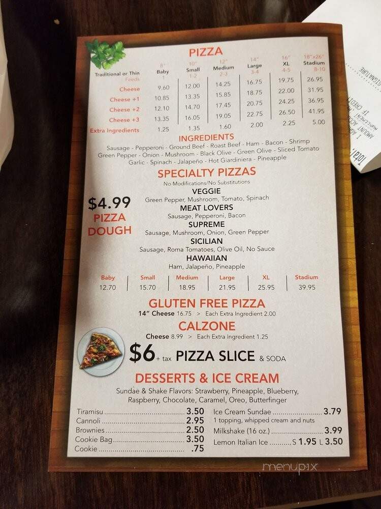 Salerno's of Lyons - Lyons, IL menu_pic
