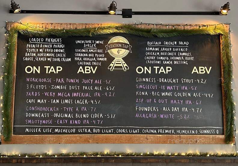 Station Tap - Drexel Hill, PA menu_pic