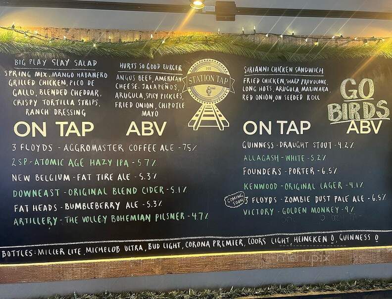 Station Tap - Drexel Hill, PA menu_pic