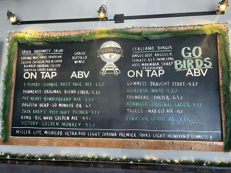 Station Tap - Drexel Hill, PA menu_pic