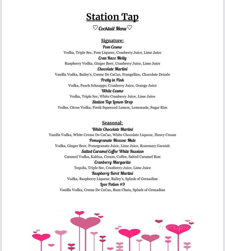 Station Tap - Drexel Hill, PA menu_pic