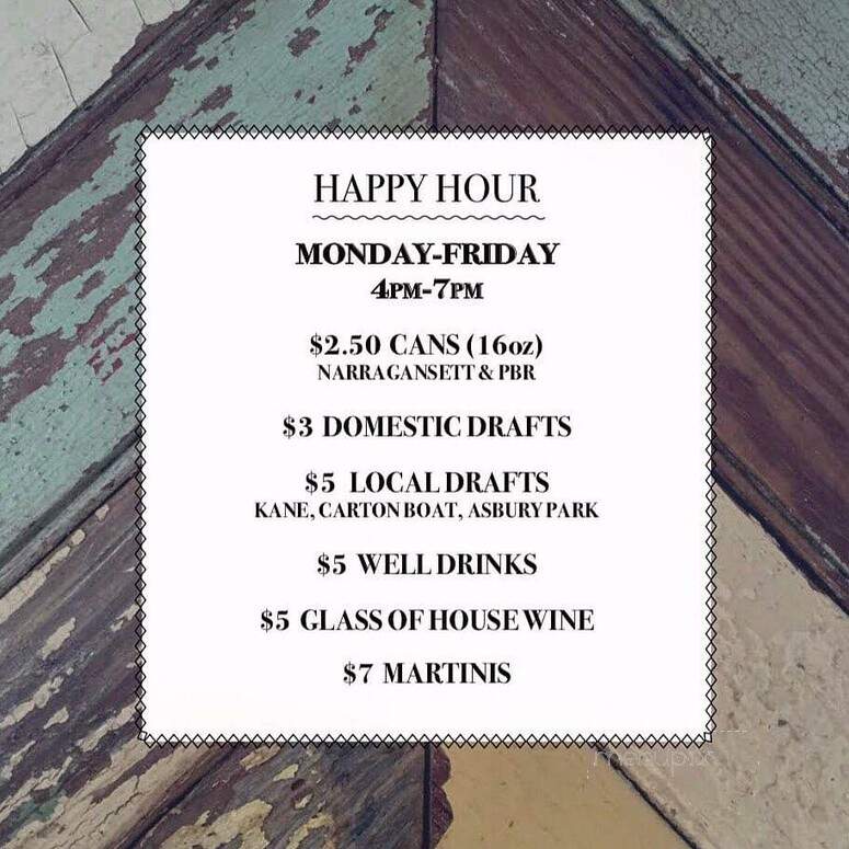 Red Rock Tap and Grill - Red Bank, NJ menu_pic