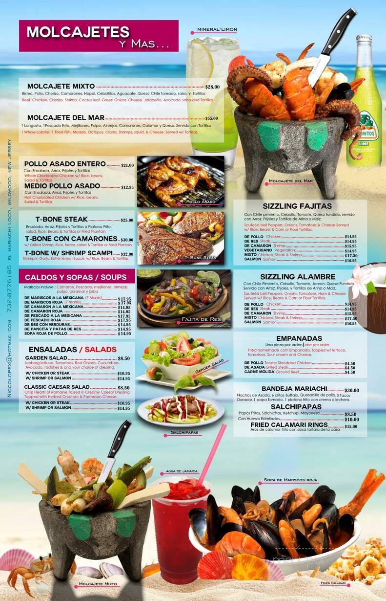 El Mariachi Loco - Wildwood, NJ menu_pic