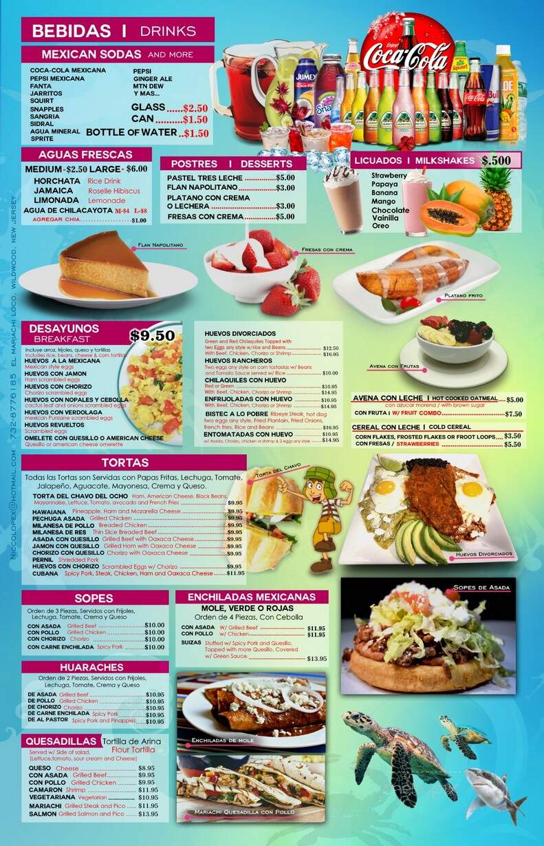 El Mariachi Loco - Wildwood, NJ menu_pic