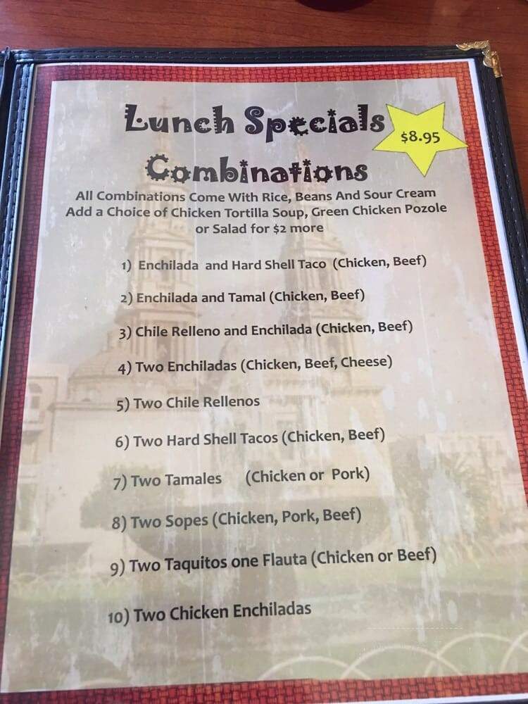 Habanero Mexican Grill - Riverside, CA menu_pic