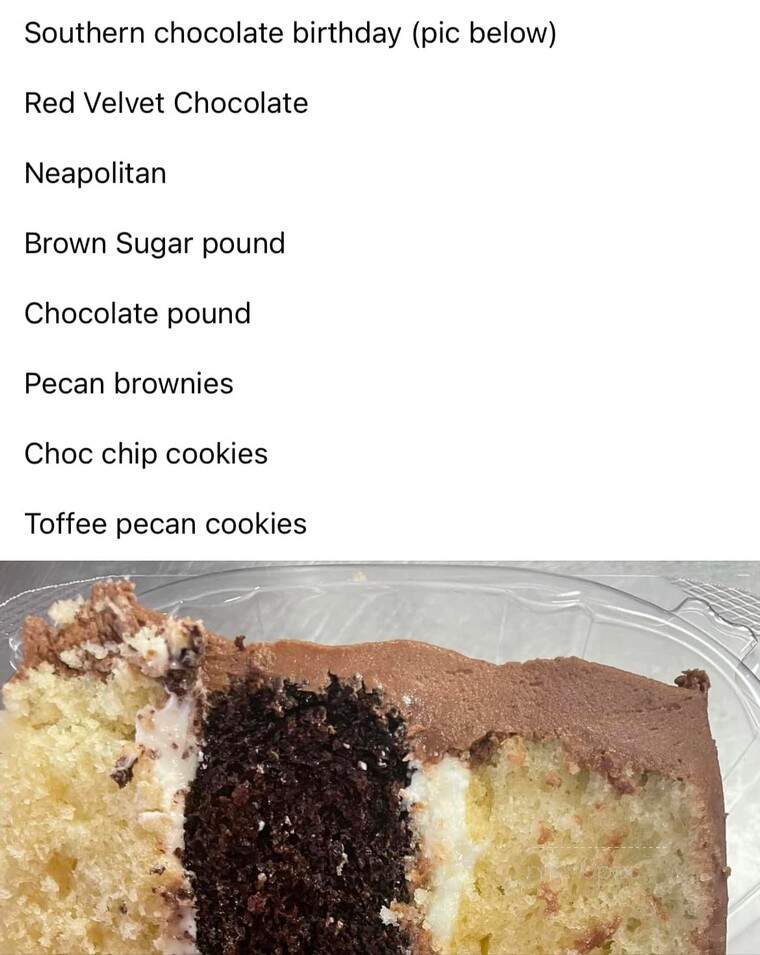 Sweet 1603 - Lynchburg, VA menu_pic