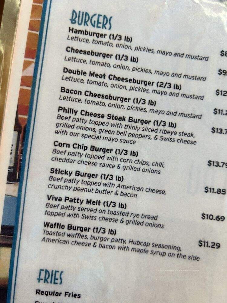 Hubcap Grill & Beer Yard - Houston, TX menu_pic
