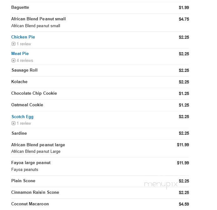 Jolly Jolly Bakery - Houston, TX menu_pic