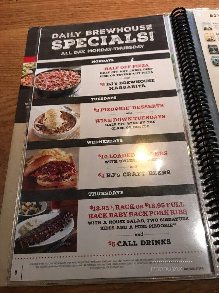 BJ's Restaurant & Brewhouse - Teterboro, NJ menu_pic