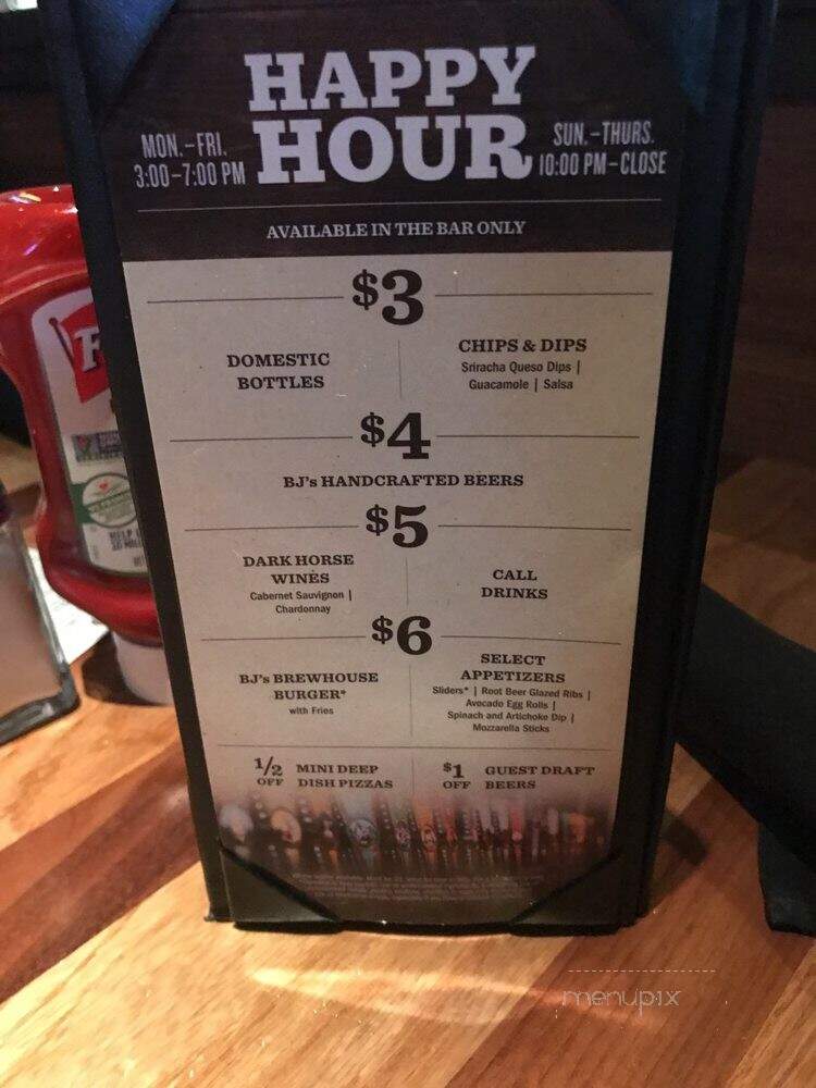 BJ's Restaurant & Brewhouse - Teterboro, NJ menu_pic